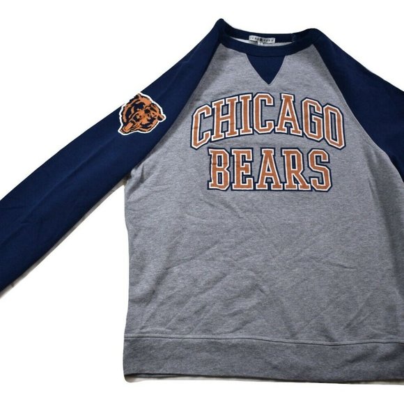 Junk Food Mens NFL Chicago Bears Formation Gray Sweatshirt New - Picture 5 of 8